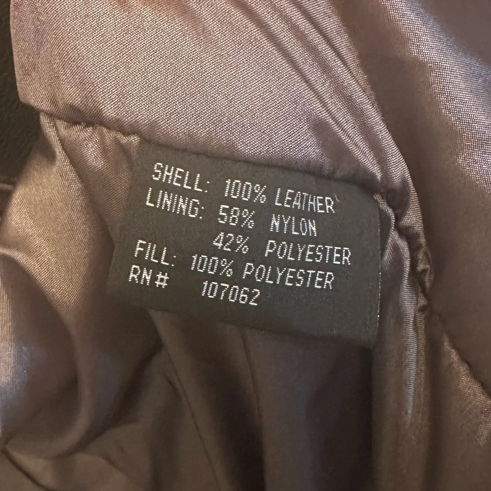 Vintage Collezione Men’s Genuine Leather Burnished Lamb Leather Jacket Coat XXL